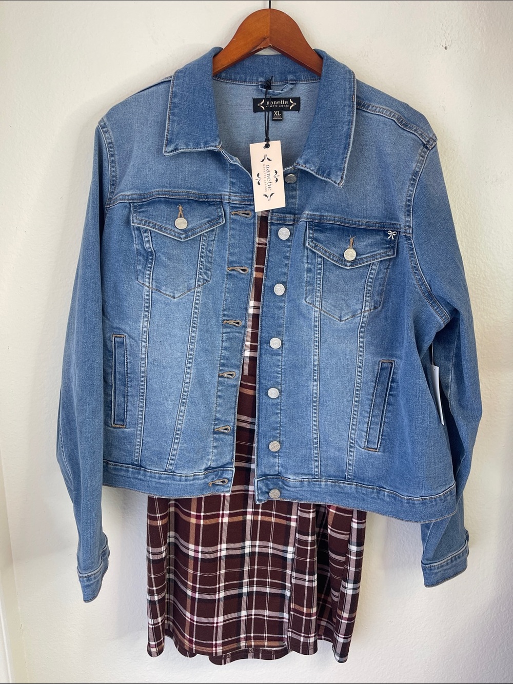 Nanette Lepore Light Blue Denim Jacket